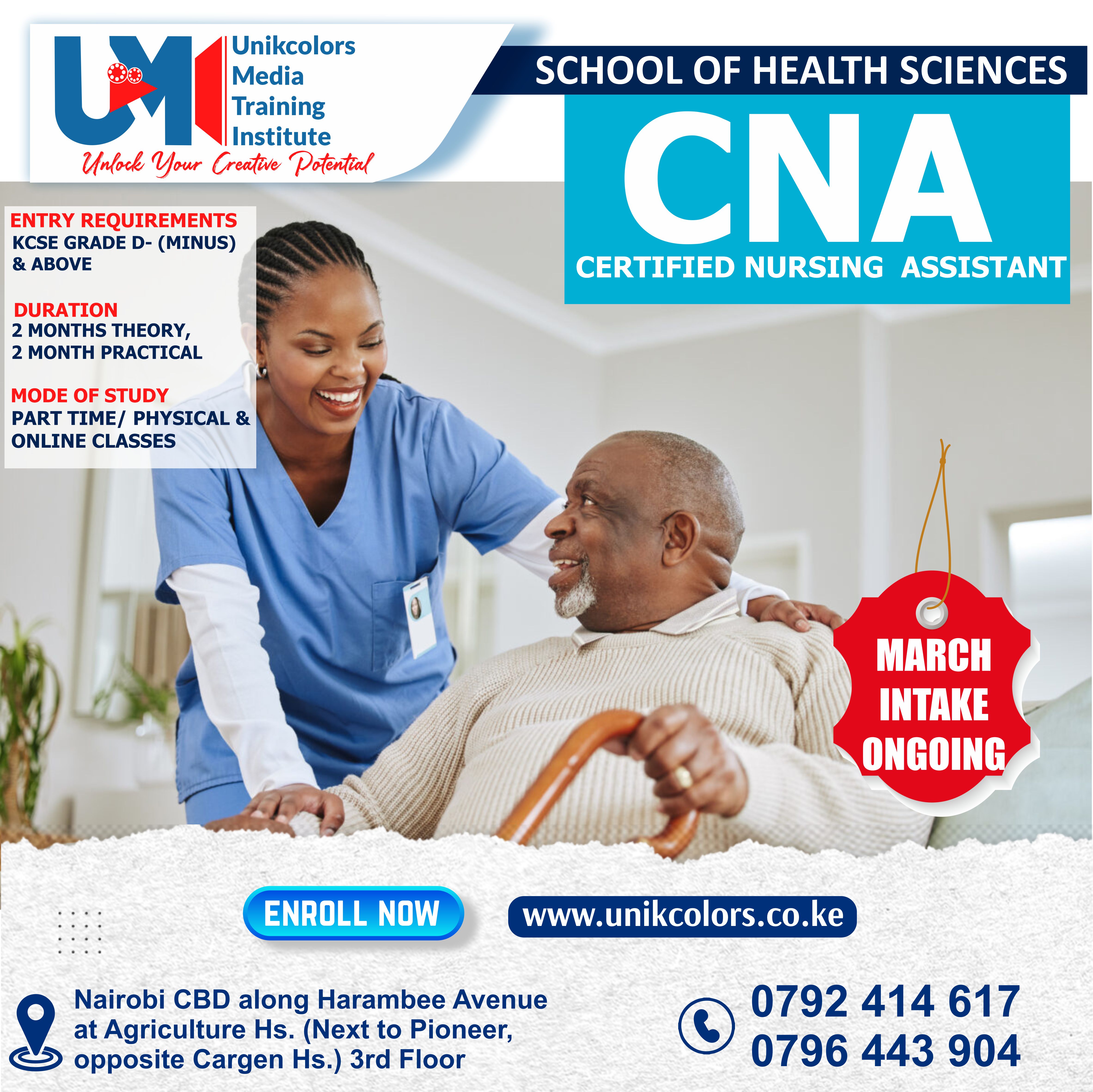 CERTIFIED NURSING ASSISTANT - CARE GIVER COURSE